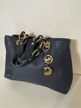 Michael Kors Sstchel Purse in Blue